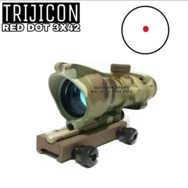 Red Dot Scope Trijicon 3x42 Acog Sight - Rifle Scope - Ersoft Scope