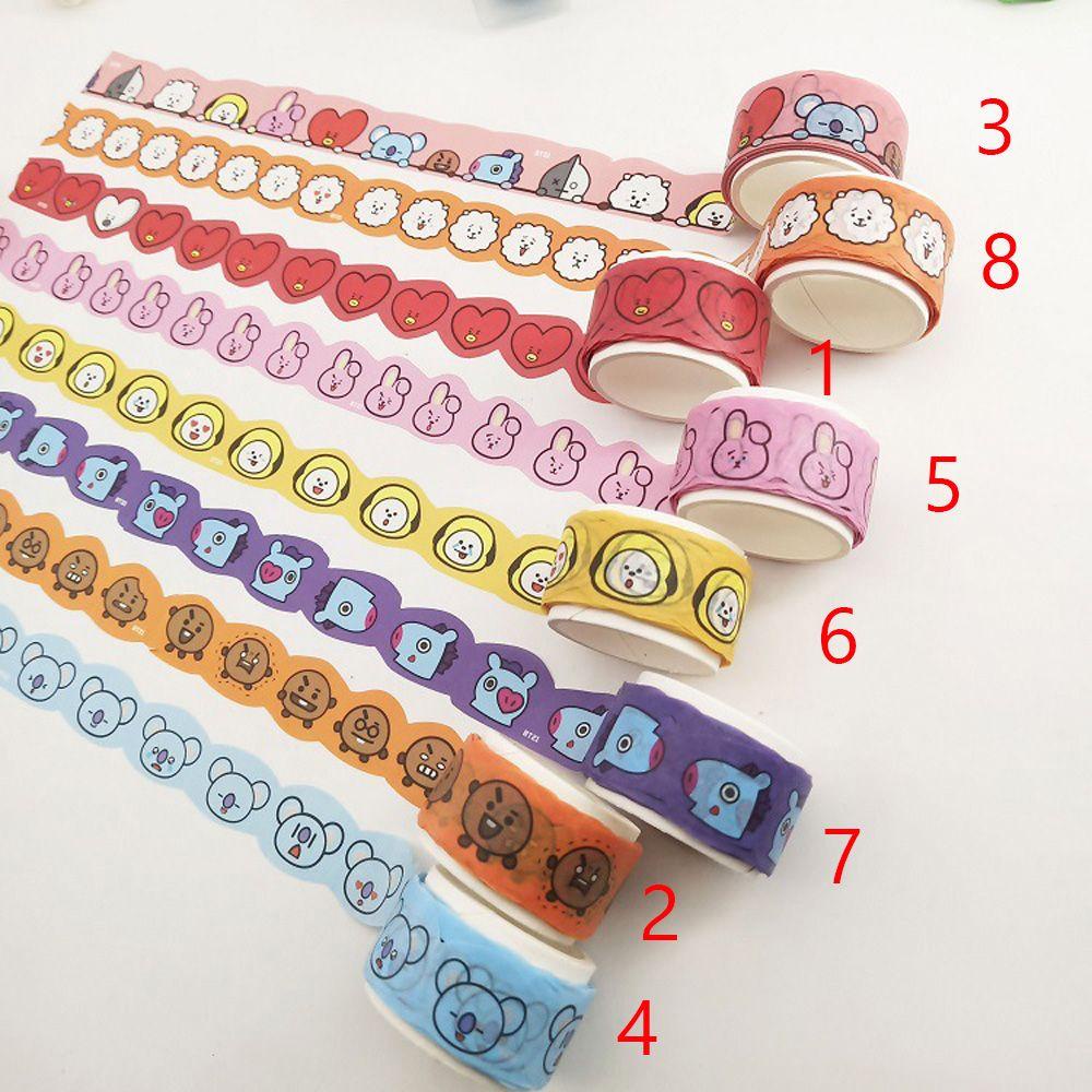 Stiker Kertas Motif Bunga Sakura