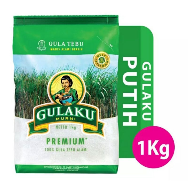 

GULAKU Gula Pasir Premium 1kg Putih/Kuning