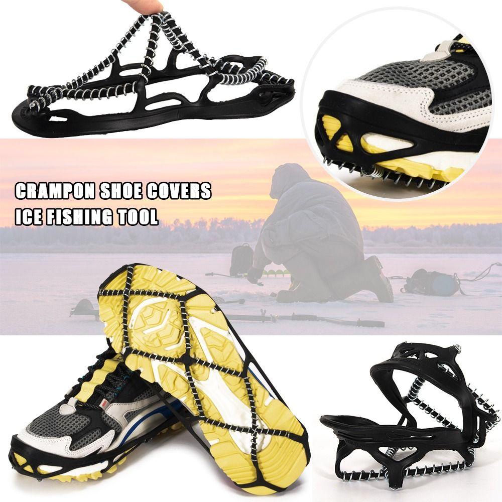 Preva 1Pa Ice snow route Shoe New Ice Grip Walk Winter fishing Crampon Penutup Sepatu Alat Pancing Es