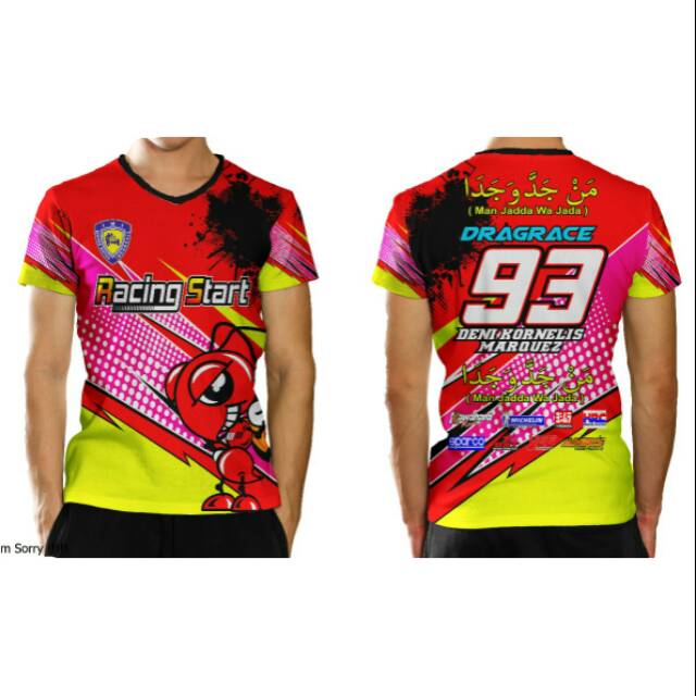 Jersey Racing/Jaket Road Race Fullprint (Custom)
