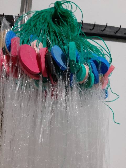 Jaring ikan siap pakai 3 lapis tinggi 1m panjang 50m jaring ikan murah jaring ikan bentang jaring