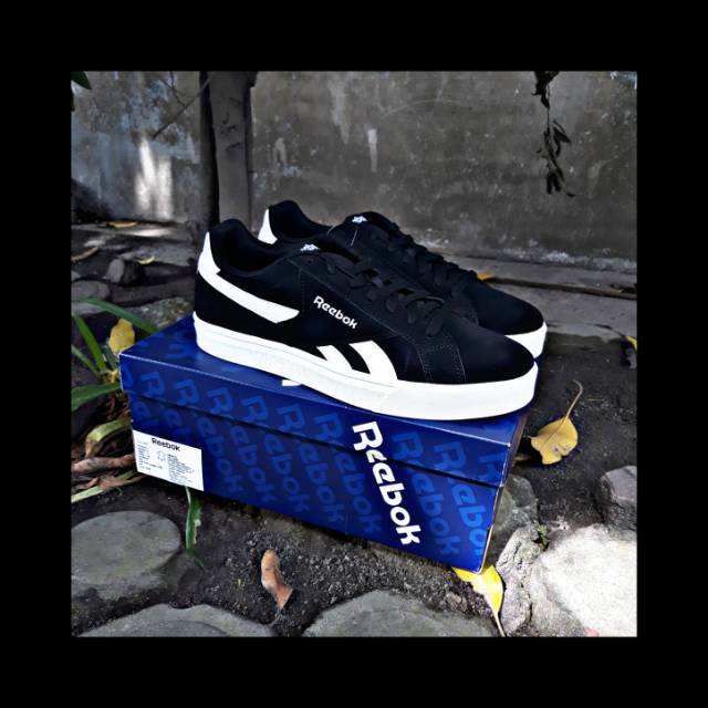 Reebok Royal Complete 3.0 Suede Black White