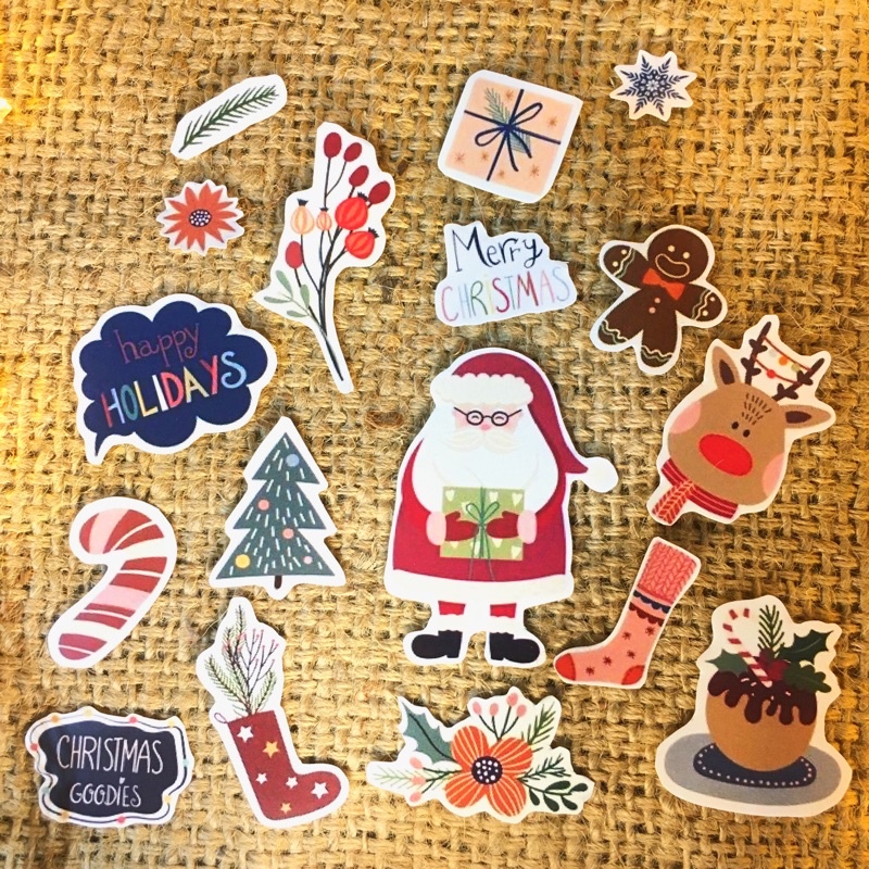 

STICKER NATAL MERRY CHIRSMAS DEKOR NATAL HADIAH