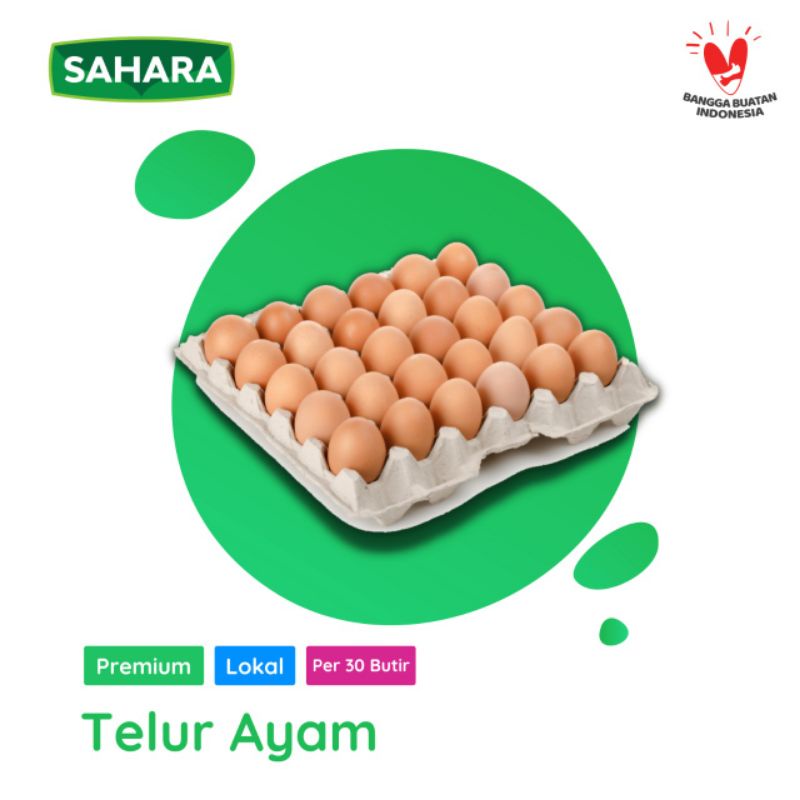 

TELUR AYAM 1 TRAY ISI 30