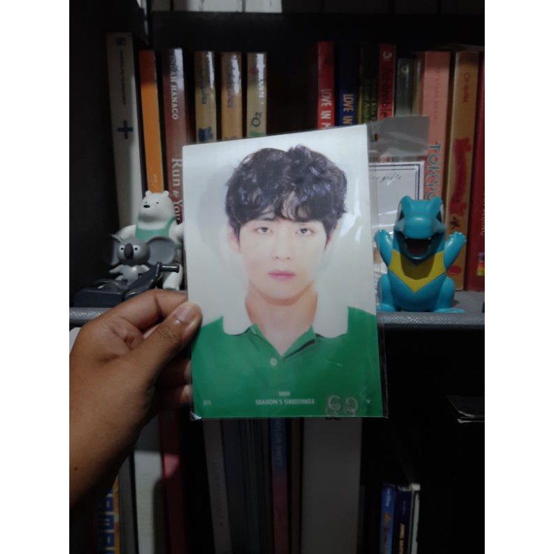 BTS Photo Card V Lenticular Photo Season Greetings 2020 3D Photo Card Kim Taehyung BTS
