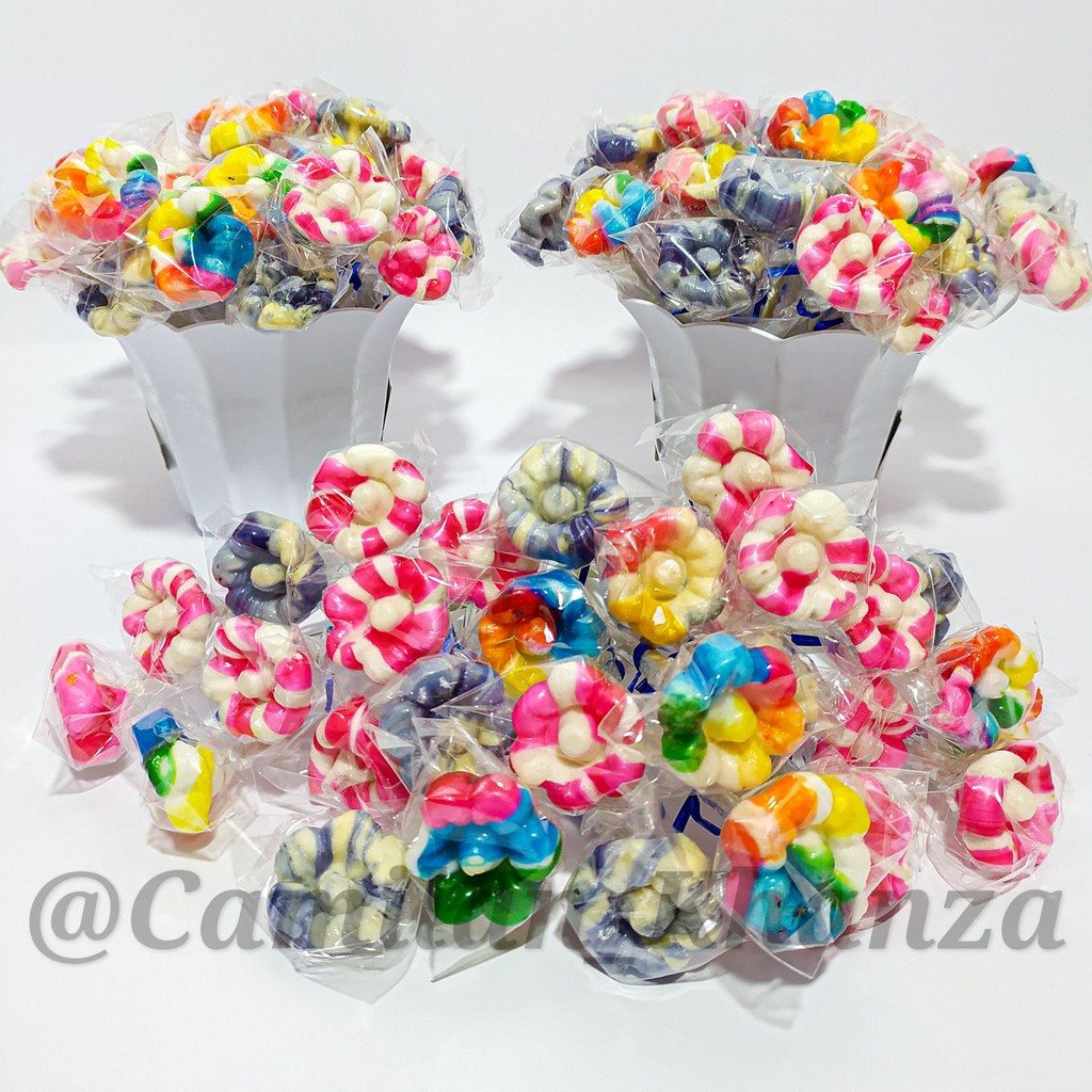 

Permen Lolipop Bunga Sakura FREE POT ISI 30 PCS