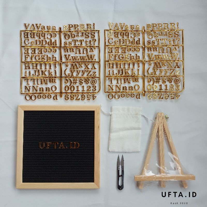 

FELT LETTER BOARD SET LENGKAP / letter board/ papan nama bayi