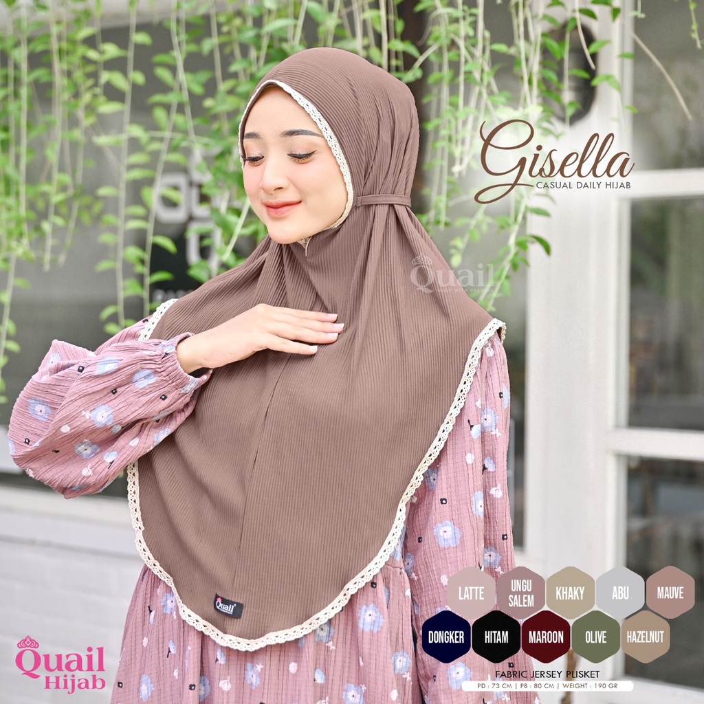 Jilbab Gisella by Quail Hijab