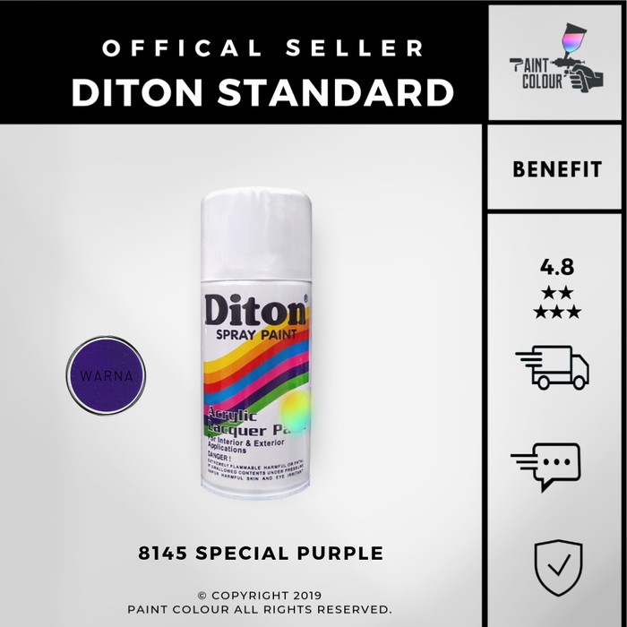 Diton 8145 Special Purple Cat Semprot/Pylox/Samurai Motor/Helm/Gundam