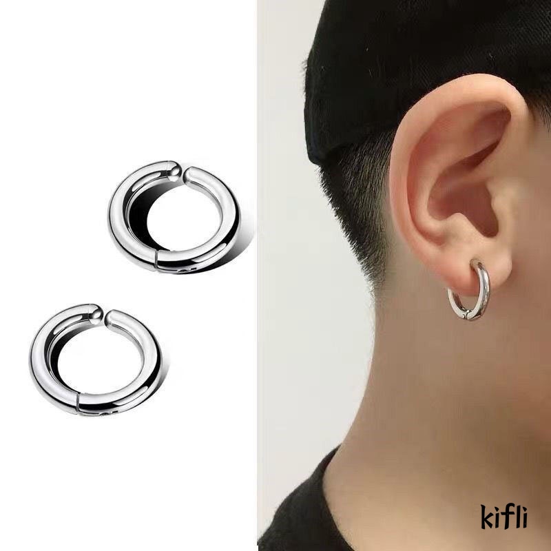 1 Pcs Korea Perak/Hoop Earrings Stud Earring, Wanita Perhiasan,Fashion Aksesoris