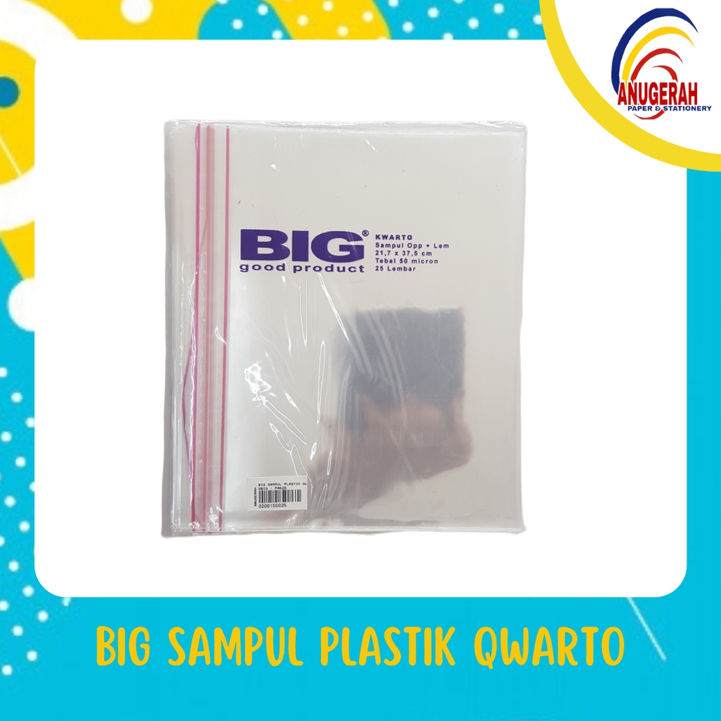 

SAMPUL PLASTIK BIG QWARTO/KWARTO (PAK)