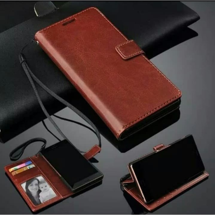 SARUNG FLIP CASE LEATHER REDMI 9c