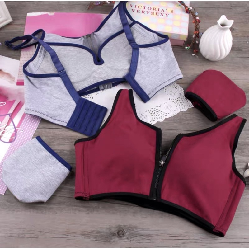 BRA SET (BS81) SPORT PAKAIAN DALAM WANITA BRA DENGAN PANTY KUALITAS SUPER