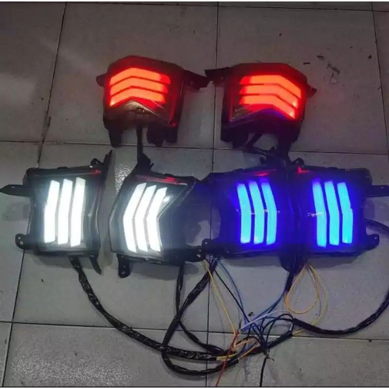 Lampu riting sen set led yamaha nmax old led sen kuning lampu senja biru dan merah dan kuning