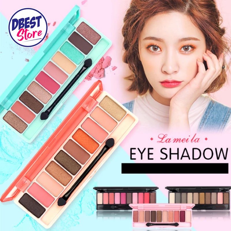 PROMO MURAH - LAMEILA 3596 10 COLOUR EYESHADOW PLAY COLOR - Eye Shadow Palette 10 Warna