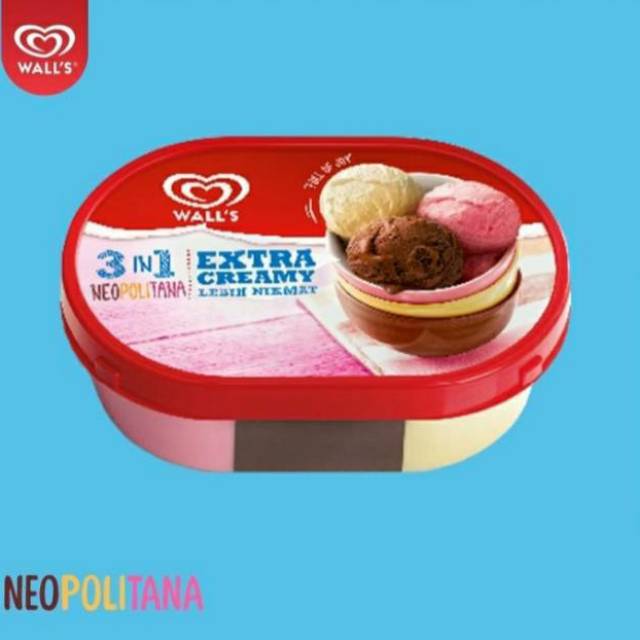 Ice cream walls 350ml 2in1, dan 3in1