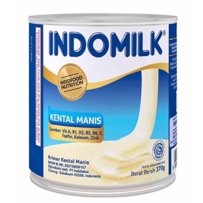 

Indomilk Susu Kental Manis Putih 370 gr