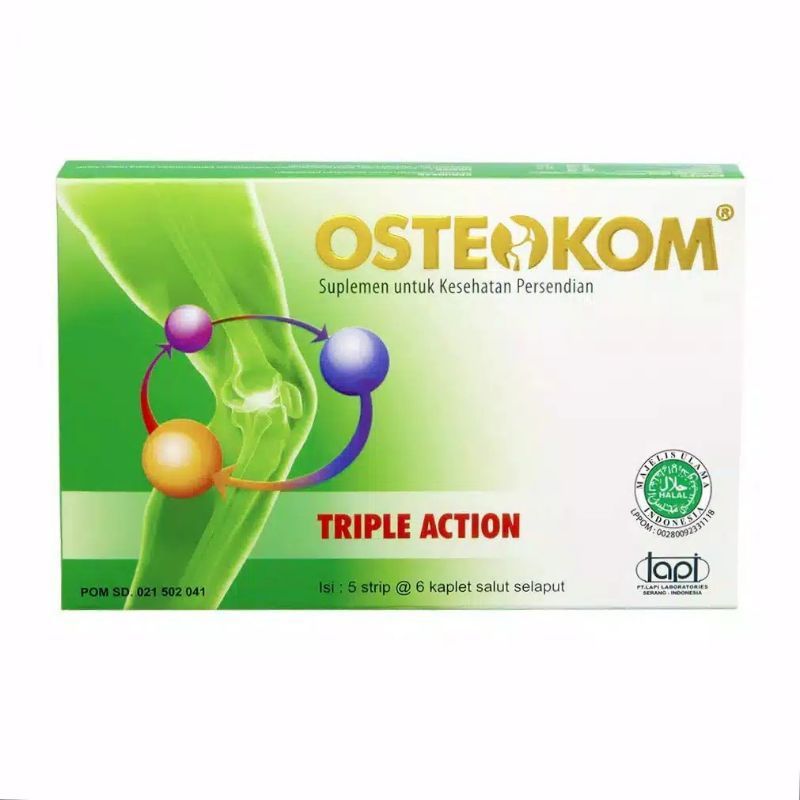 OSTEOKOM 1 STRIP @6 KAPLET - ED 10/2024