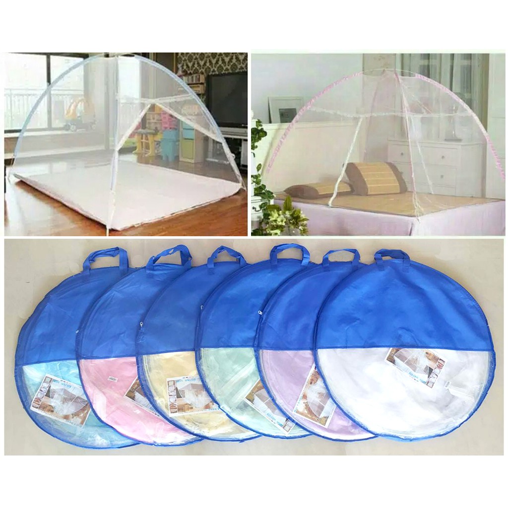 COD Joy Mart Kelambu Tenda B 180x 200 Golden Bed Canopi Exclusive Full Warna Lipat Tempat Tidur