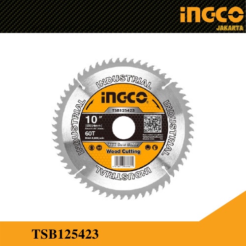 Mata Circular Saw (10&quot;/254mm 60T) / Mata Gergaji TCT Saw Blade INGCO