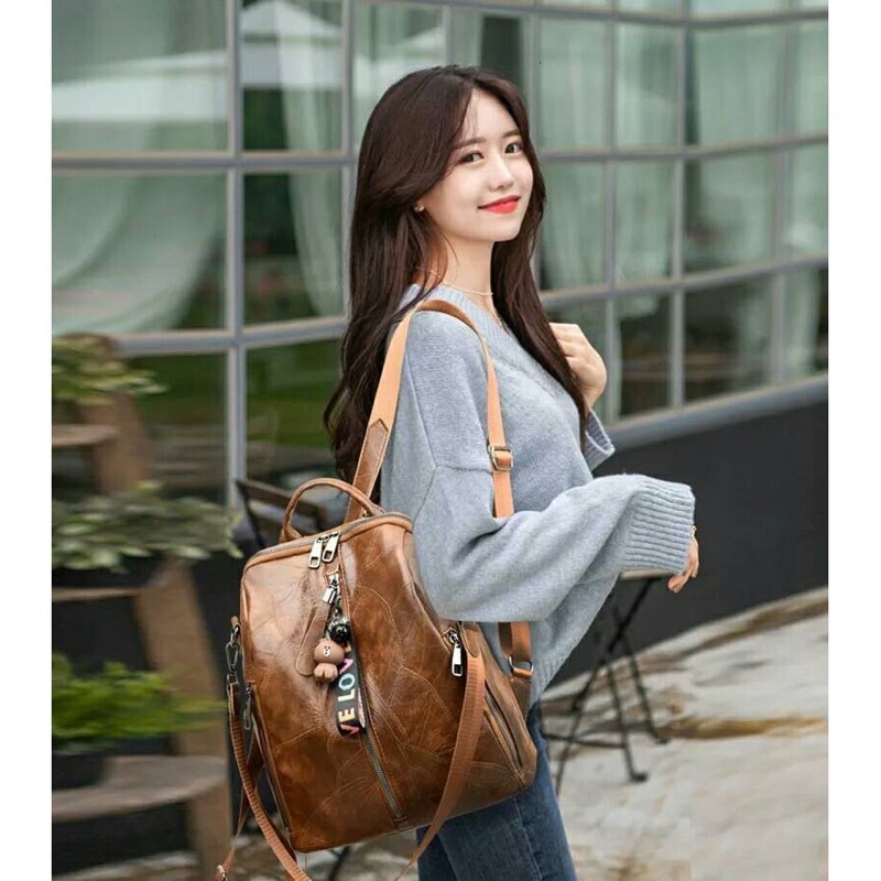 Tas Ransel Batam Wanita Cantik Import Dollyn DB 2047/Tas Ransel Backpack Fashion Wanita Multifungsi