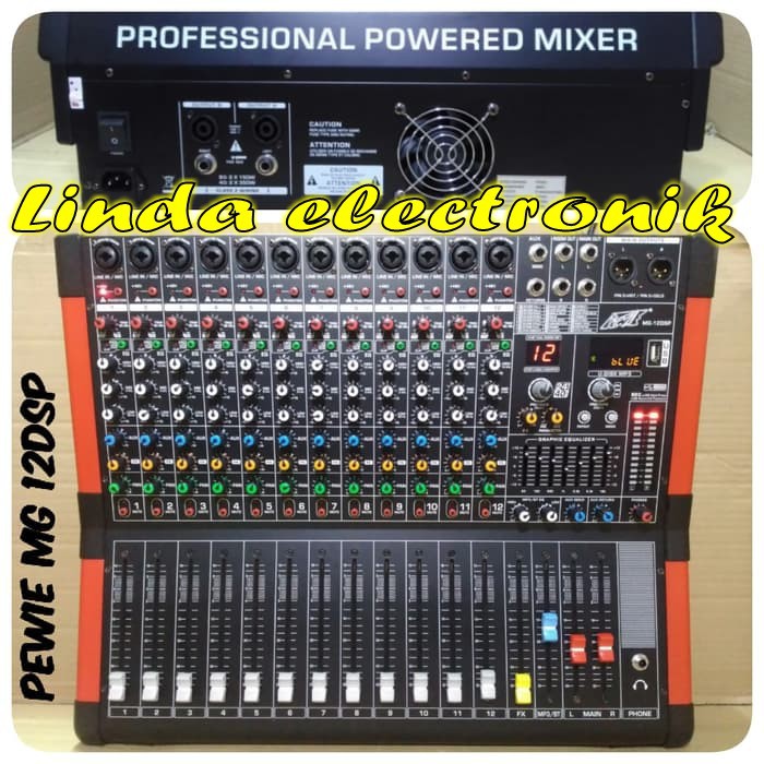 power mixer pewie mg12dsp ORYGINAL pewie mg 12dsp 12channel