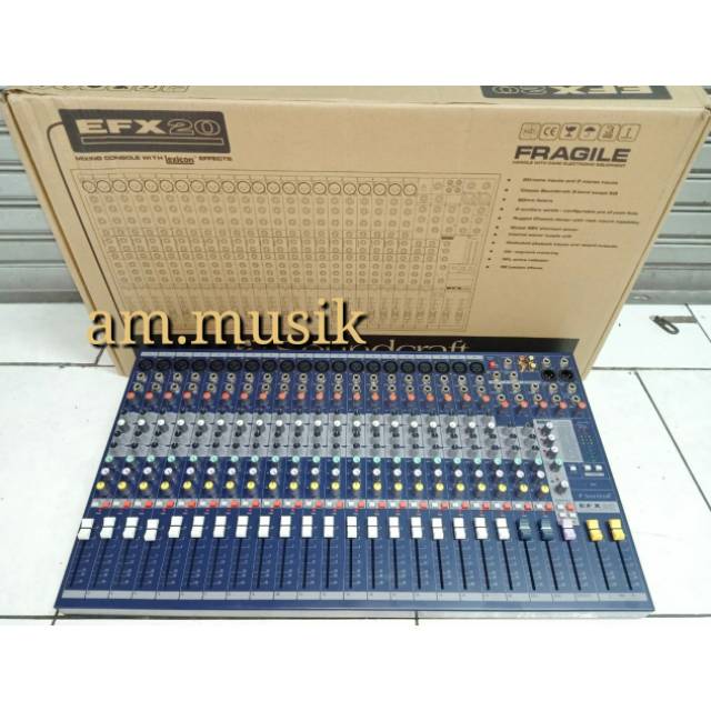 MIXER SOUNDCRAFT EFX 20 EFX20 GRADE A SUPER
