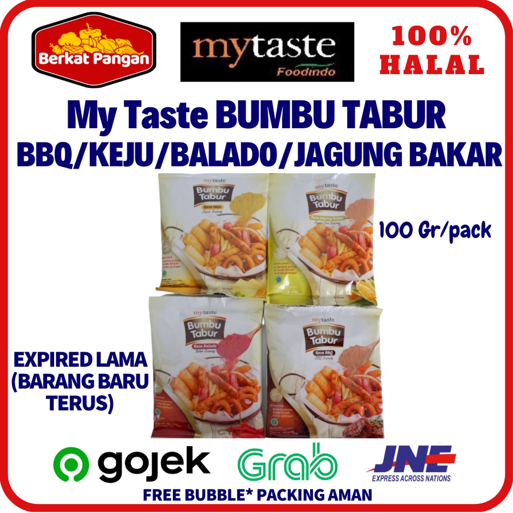 MyTaste Bumbu Tabur Rasa BBQ/ KEJU/ BALADO/ JAGUNG BAKAR (My taste Bumbu tabur)