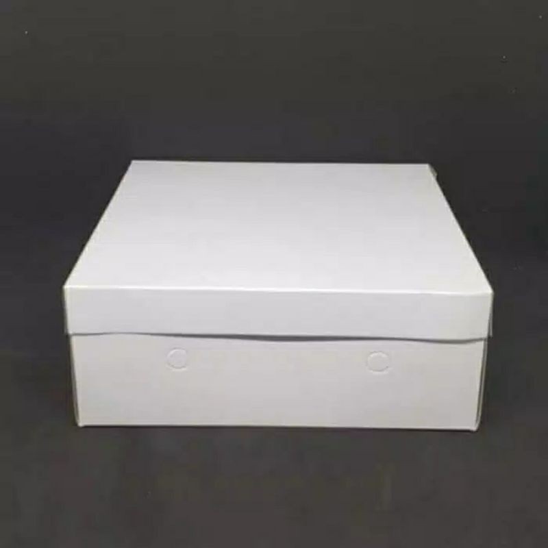 

Dus Polos Putih 20 X 20 CM - Kotak Nasi / Kue - ISI 50SET