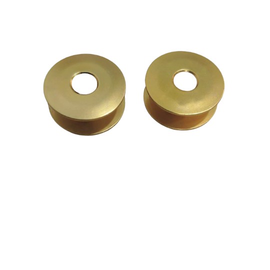 Bobbins Gold / Spool Emas Alumunium Mesin Jahit Jarum 1 High Speed Industri