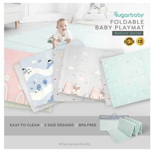 Sugar Baby Foldable Baby Playmat / Karpet Lipat Playmat Lipat Bayi Karpet Bayi Matras Bayi Playmat Foam Lipat