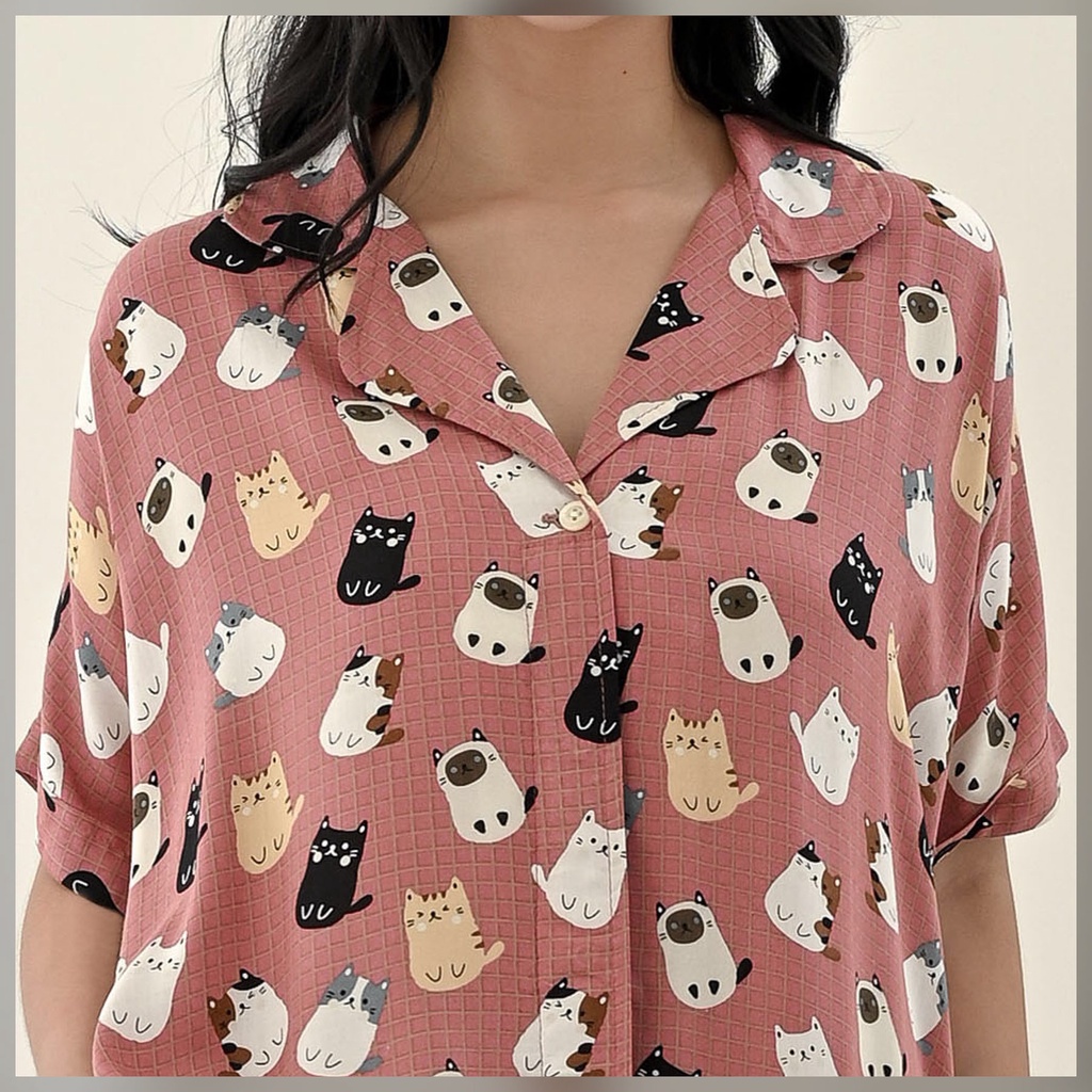 Yoko Nightdress - Sleepwear Daster-Puffy