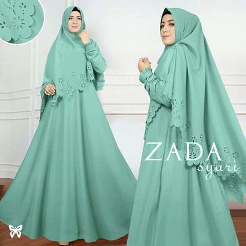 NEW Zada Syari Busana Muslim Modern Kekinian Gamis Syar'i Busui - Maroon Pakaian Wanita