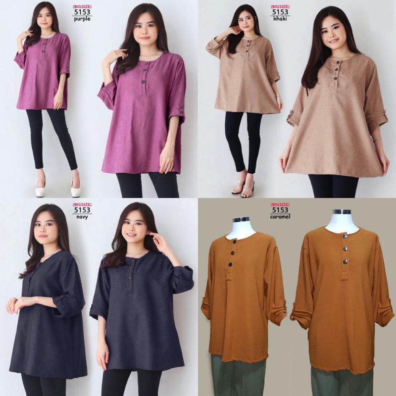 Jual Jumbo Wanita Atasan Big Size Baju Hamil Blouse Harga Terbaik November 2021 Shopee Indonesia