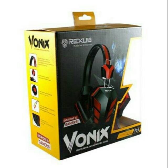 HEADPHONE GAMING REXUS F22