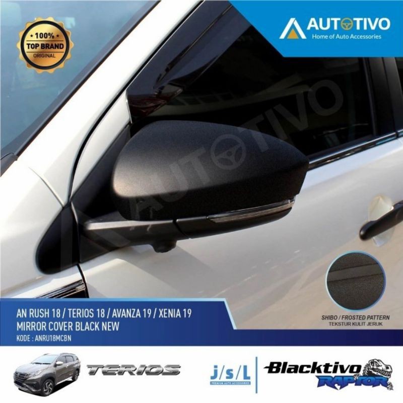 Spion Cover All New Avanza 2019 Mirror Cover Black New