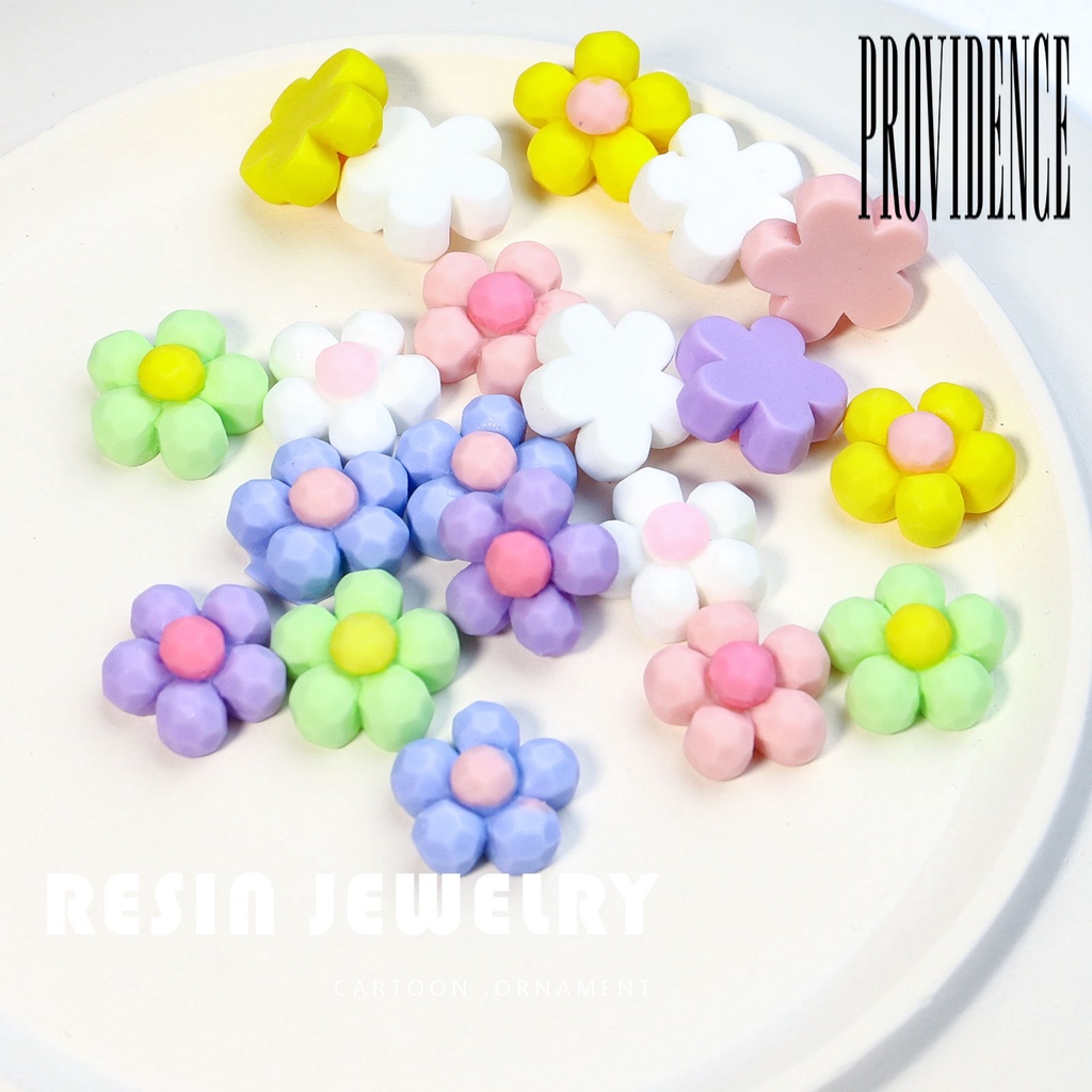 20pcs Charms 3D Bentuk Kartun Bahan Resin Tahan Air Untuk Dekorasi Nail Art