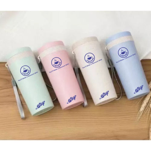 Botol Minum Jerami Gandum 300ml / Botol Minum Jerami / Botol Minum Tumblr Jerami 2155