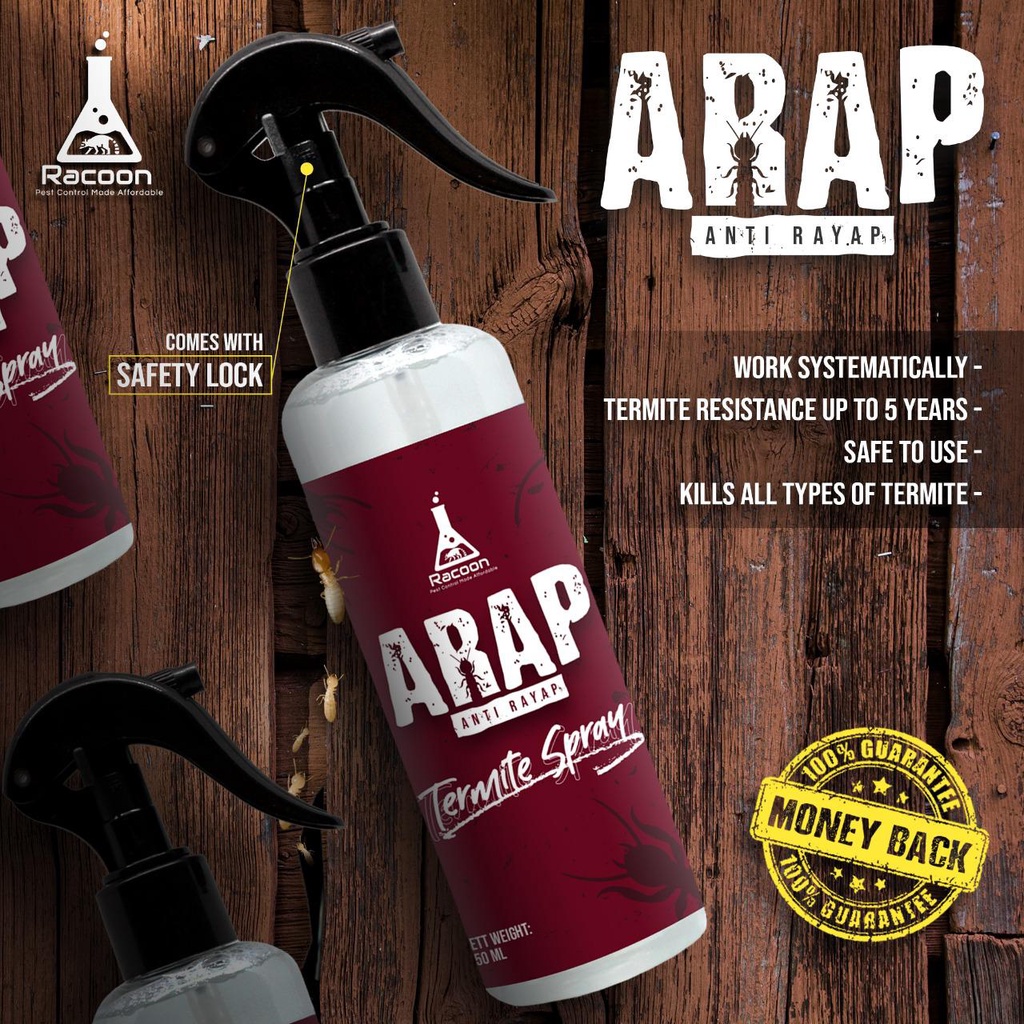 Racoon Obat Anti Rayap Spray ARAP 500 ml / Racun Rayap Semprot Cair