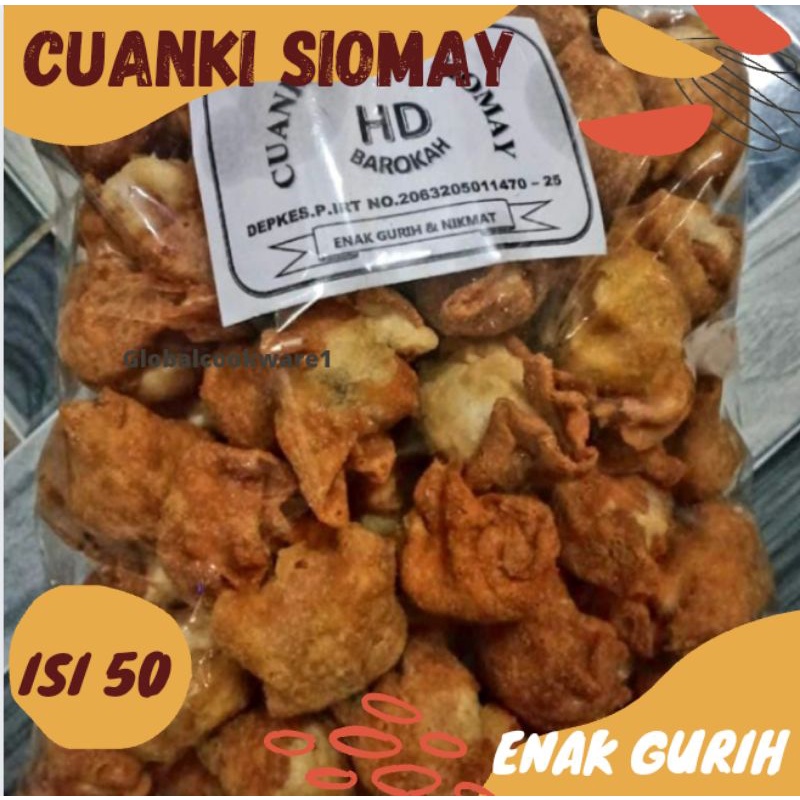 

CUANKI SIOMAY 50 PCS TOPING BASO ACI, SEBLAK, MIE INSTAN RASA ENAK GURIH