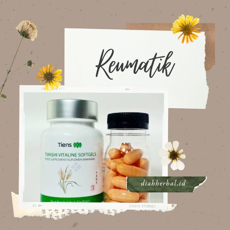 Obat Rematik Vitaline Softgel Tiens