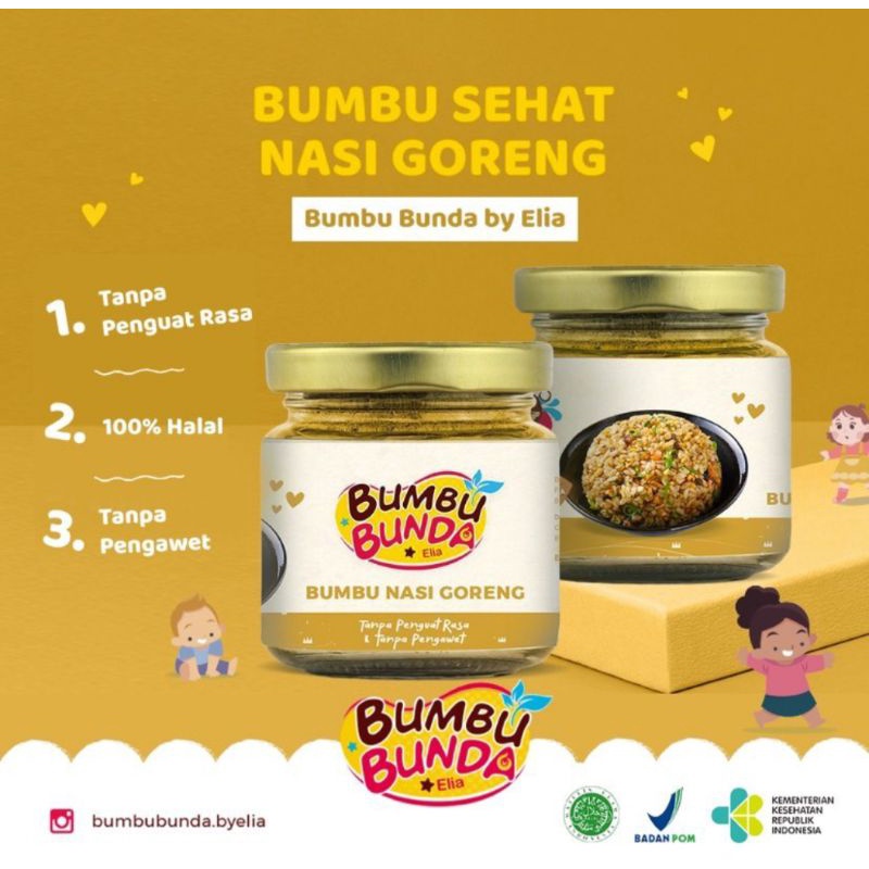 Kaldu Bumbu Bumbu Bunda  Elia Bumbu Kuning Putih Soto Semur Rawon Kari Bawang Putih Lada Putih