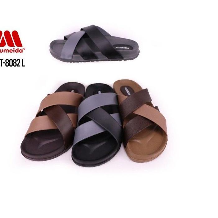 sandal yumeida karet pria slop gt 8082 8092