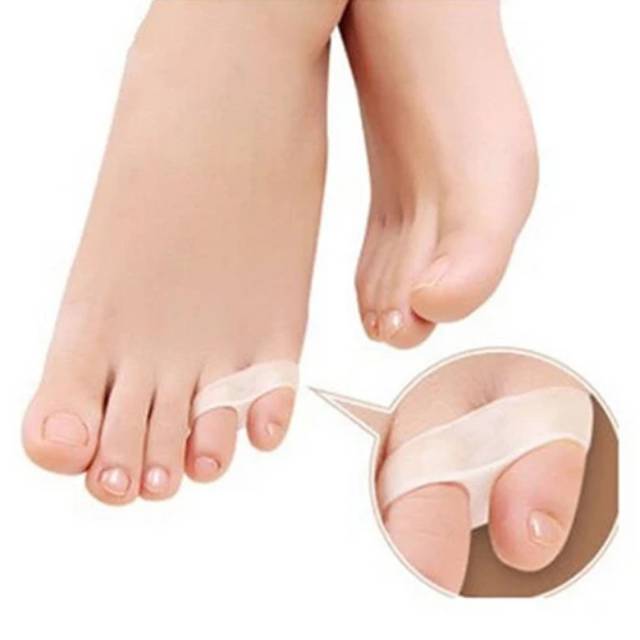 Insoles Terapi Hallux Valgus Varus Silikon 2 Jari Kaki Silicone Insole