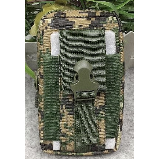 DOMPET HP PINGGANG TACTICAL LORENG MUAT HP BESAR UNTUK GESPER SABUK