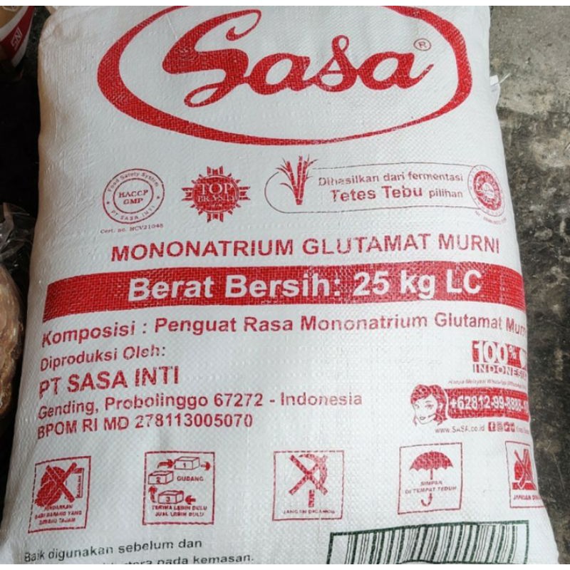 Sasa MSG Penyedap Rasa 25kg Karung LC GOSEND