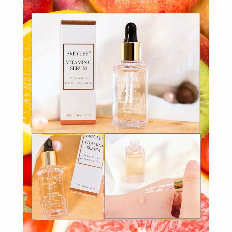 BREYLEE Vitamin C Serum Wajah Pemutih Perawatan Kulit Fade Spot 17ml