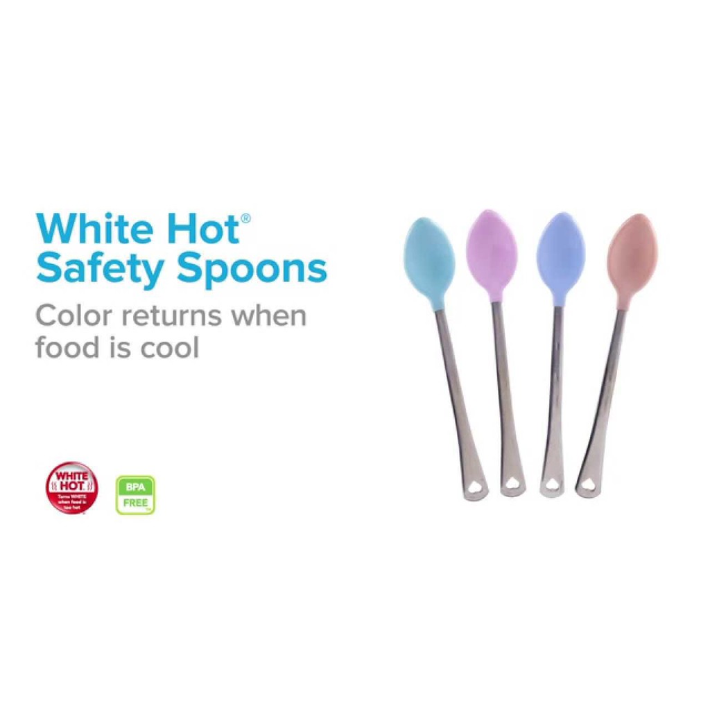 Munchkin White Hot Spoon Metal 4PK
