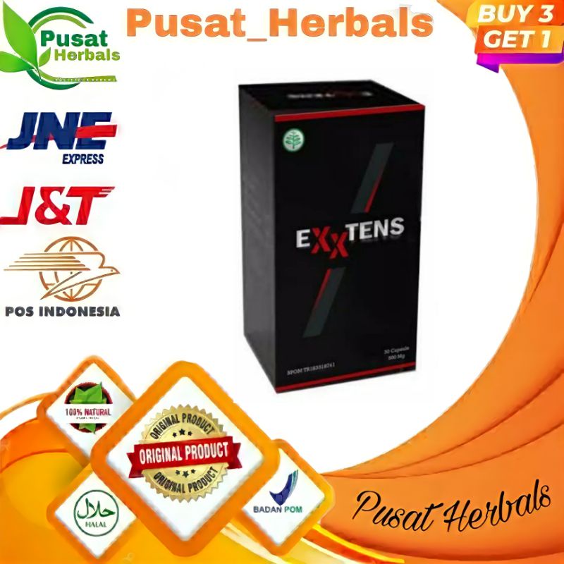 Exxtens Suplemen Stamina Pria Herbal ORIGINAL .